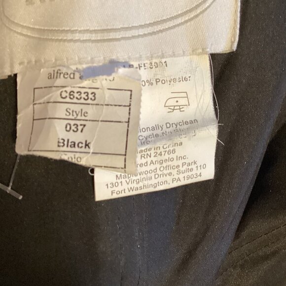 Alfred Angelo Women's Long Maxi Black Wedding Evening Strapless Dress Bridesmaid - Picture 10 of 11